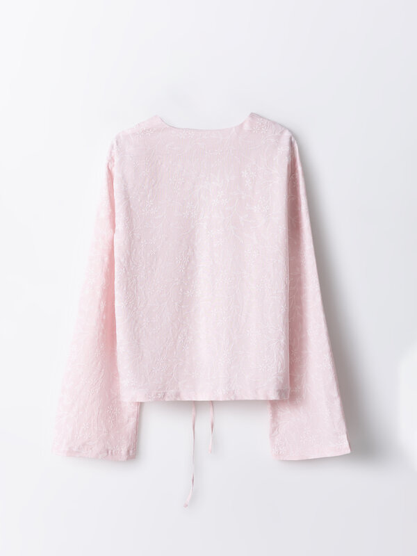 MARK FORMELLE Блузка 591279 122856 цветы на жемчужно -розовом