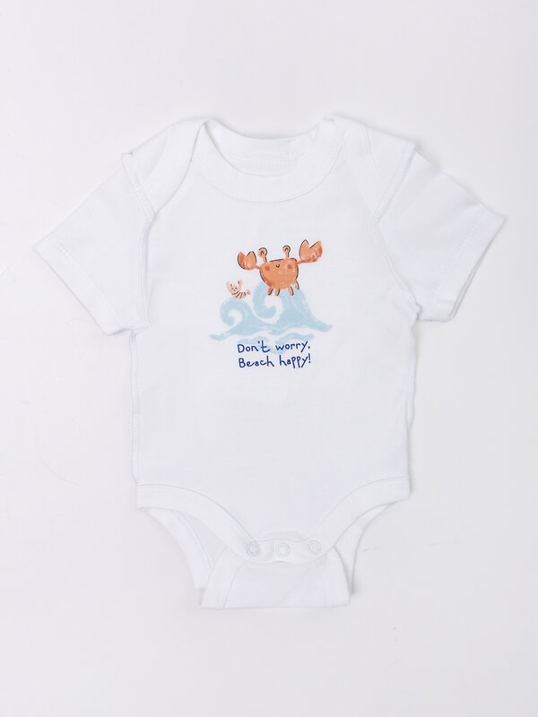 MARK FORMELLE Боди детское 591280 13015-1-2 белый +киты на синем