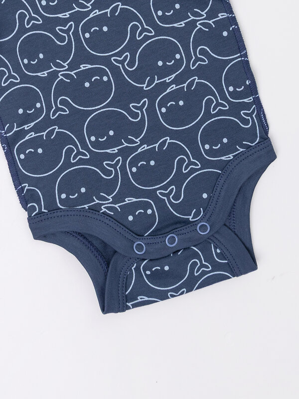 MARK FORMELLE Боди детское 591280 13015-1-2 белый +киты на синем