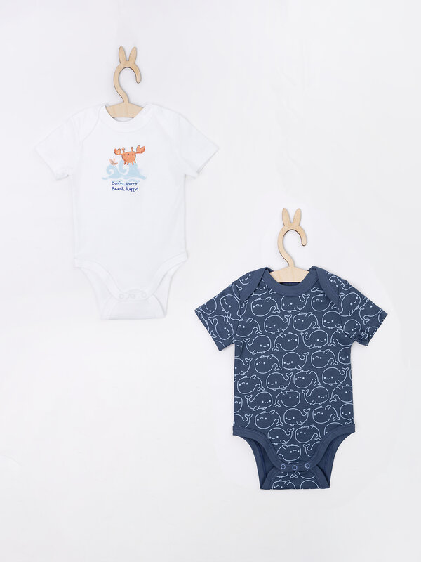 MARK FORMELLE Боди детское 591281 13015-2 белый +киты на синем