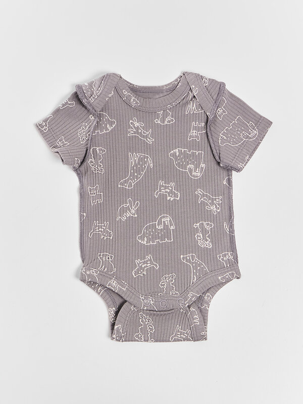 MARK FORMELLE Боди детское 591288 13015-1-3 сл.масло +собачки на голубом +собачки на сером