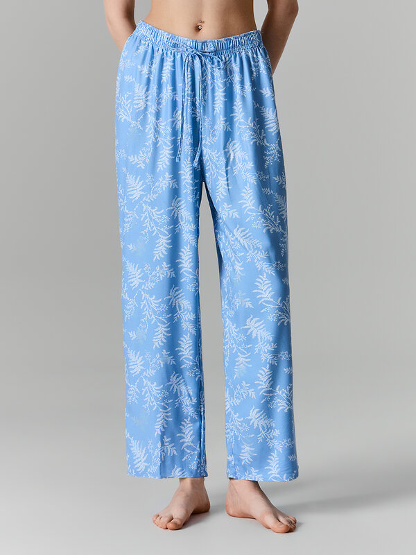 MARK FORMELLE Бриджи 591303 522252 веточки на св.синем