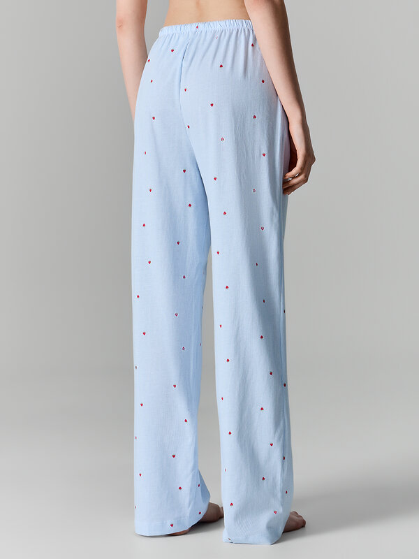 MARK FORMELLE Брюки 591314 532410 клубнички на голубой полоске