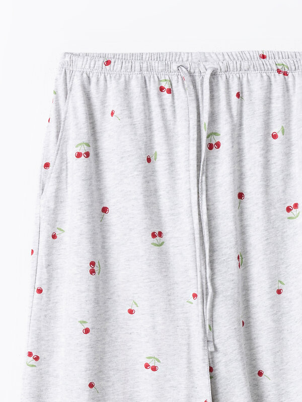 MARK FORMELLE Брюки 591315 532410 вишни на сером меланже