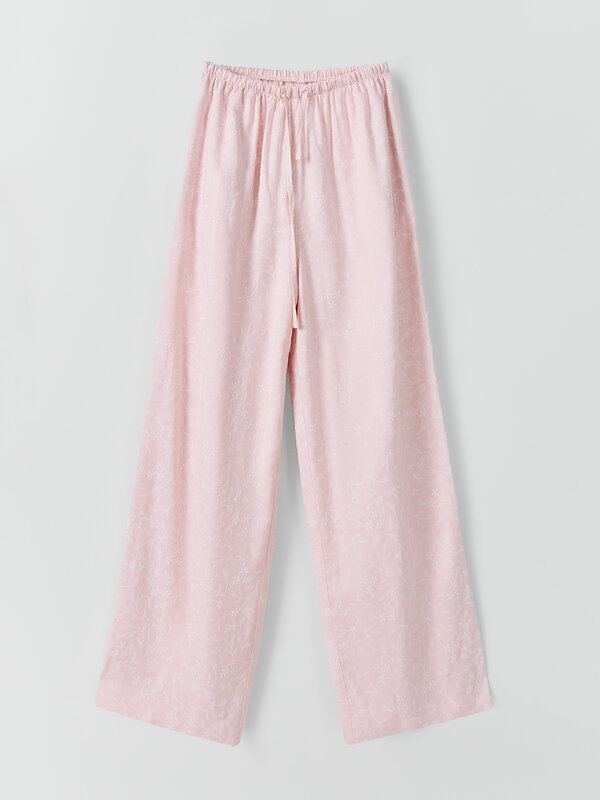 MARK FORMELLE Брюки 591323 182511 цветы на жемчужно -розовом