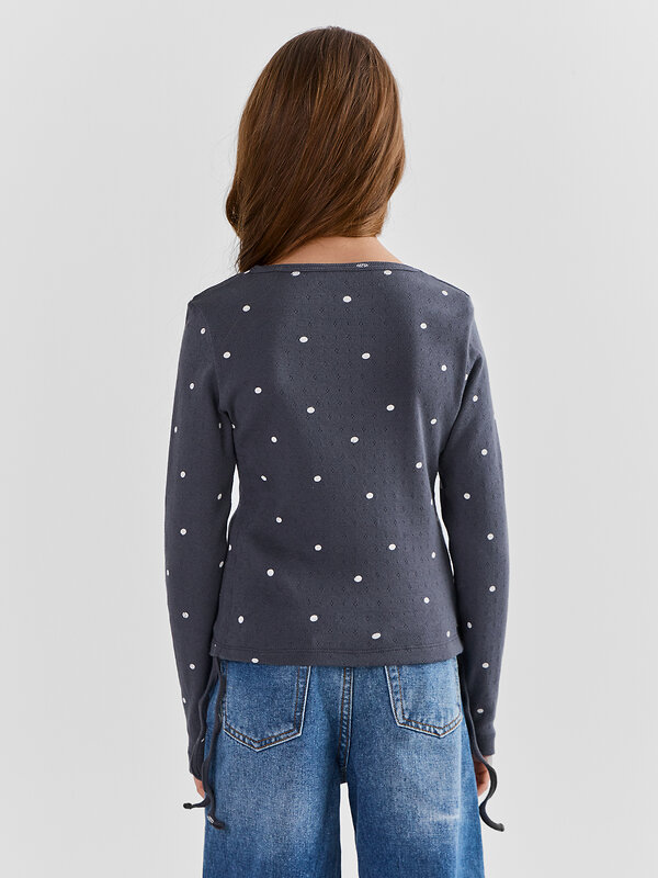 MARK FORMELLE Джемпер 591346 127996 горошек на графитовом