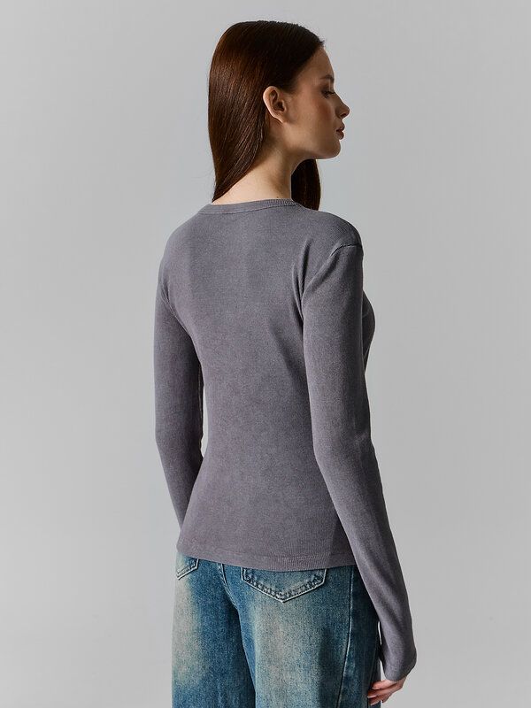 MARK FORMELLE Джемпер 591347 122986 ACID WASH на грозе