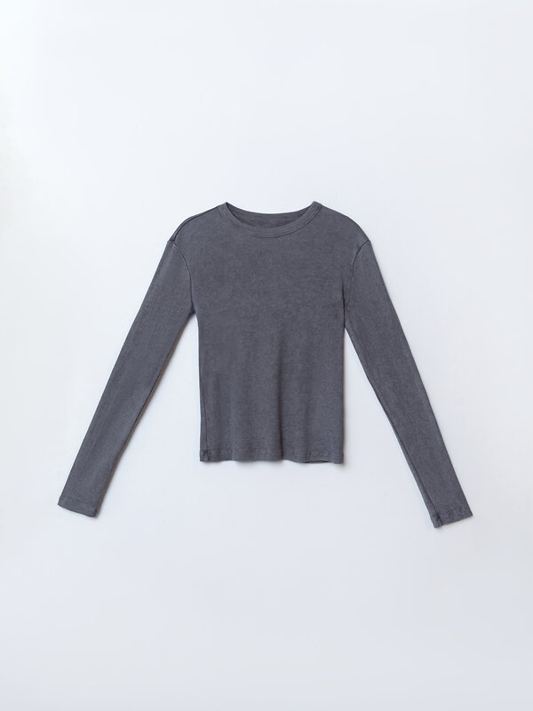 MARK FORMELLE Джемпер 591347 122986 ACID WASH на грозе