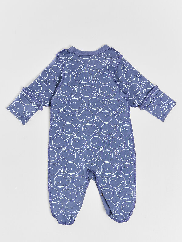 MARK FORMELLE Комбинезон 591363 14005-1-2 крабики и медузы на полоске +киты на синем