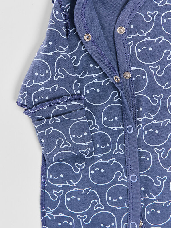 MARK FORMELLE Комбинезон 591363 14005-1-2 крабики и медузы на полоске +киты на синем