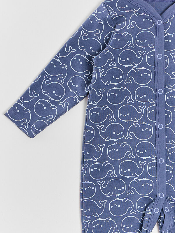 MARK FORMELLE Комбинезон 591364 14005-2 крабики и медузы на полоске +киты на синем