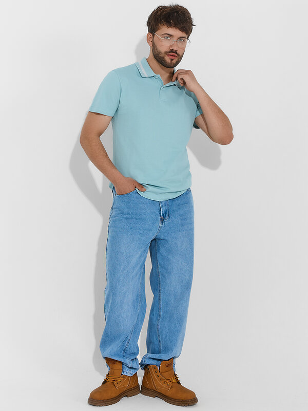 MARK FORMELLE Поло 591440 111834/1 лазурный туман