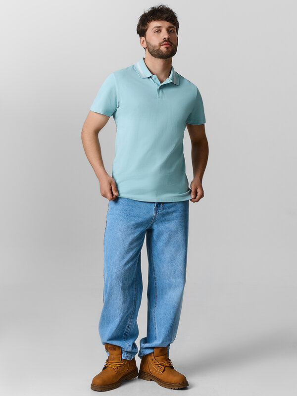 MARK FORMELLE Поло 591440 111834/1 лазурный туман