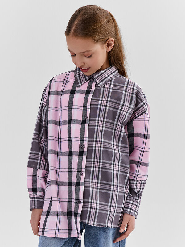 MARK FORMELLE Рубашка 591449 127998 розовая клетка