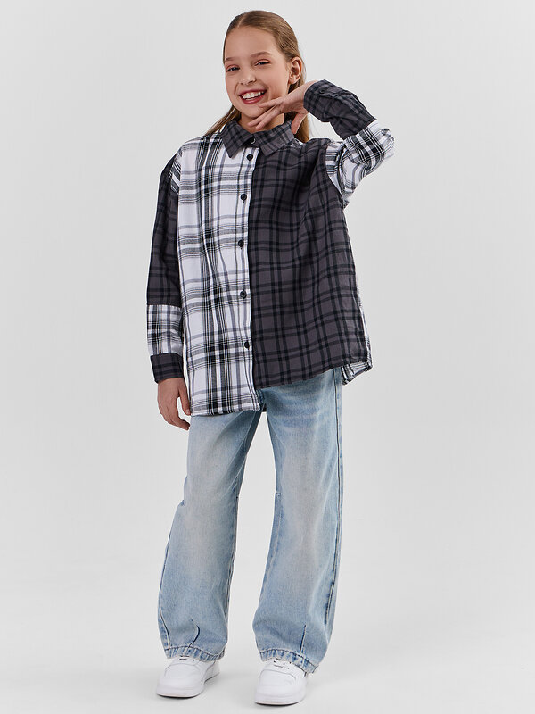 MARK FORMELLE Рубашка 591450 127998 черная клетка