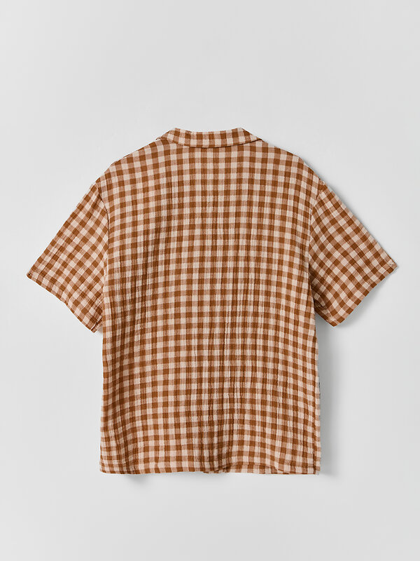 MARK FORMELLE Рубашка 591451 113467 коричневая клетка виши