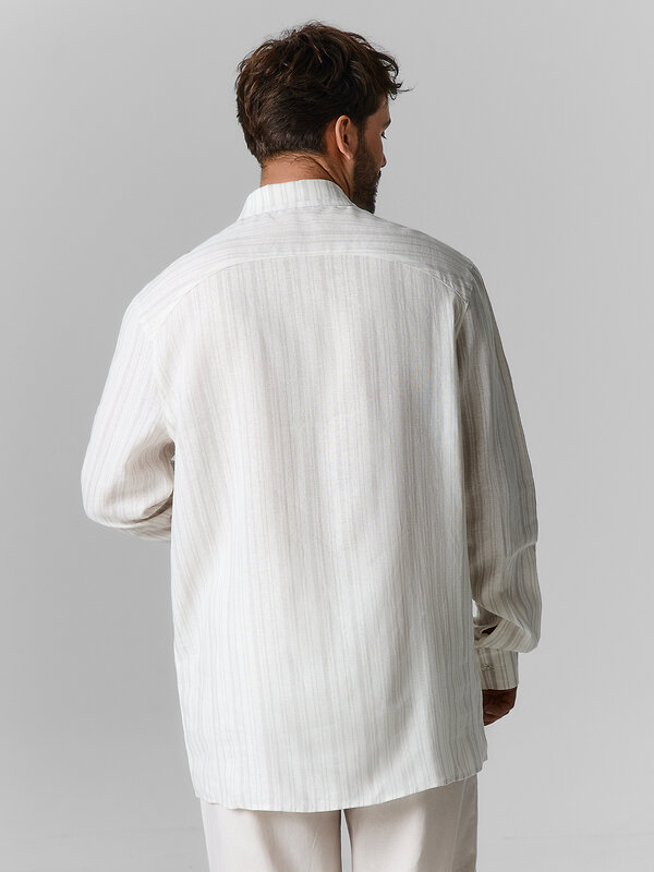 MARK FORMELLE Рубашка 591453 121980-1 св.серая полоска на молочном