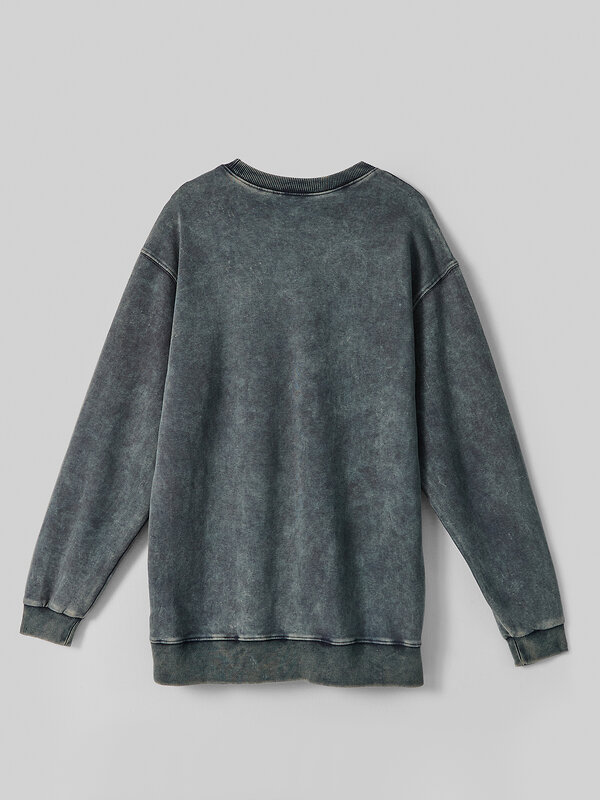 MARK FORMELLE Свитшот 591459 121873/1 ACID WASH графит +печать