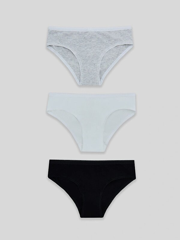 MARK FORMELLE Трусы 591480 417729-3 белый + серый меланж+черный