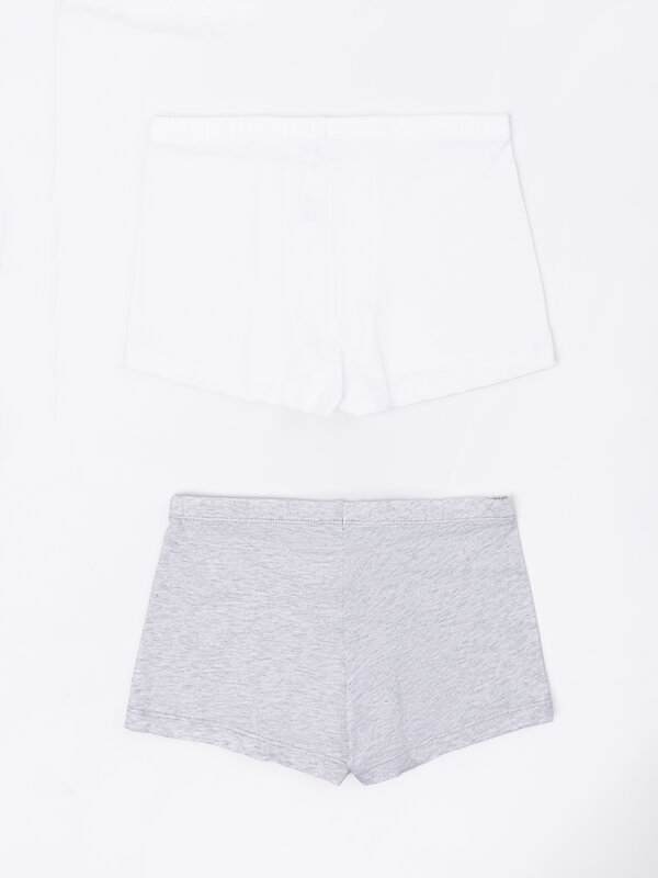 MARK FORMELLE Трусы 591486 413344-2 белый +серый меланж