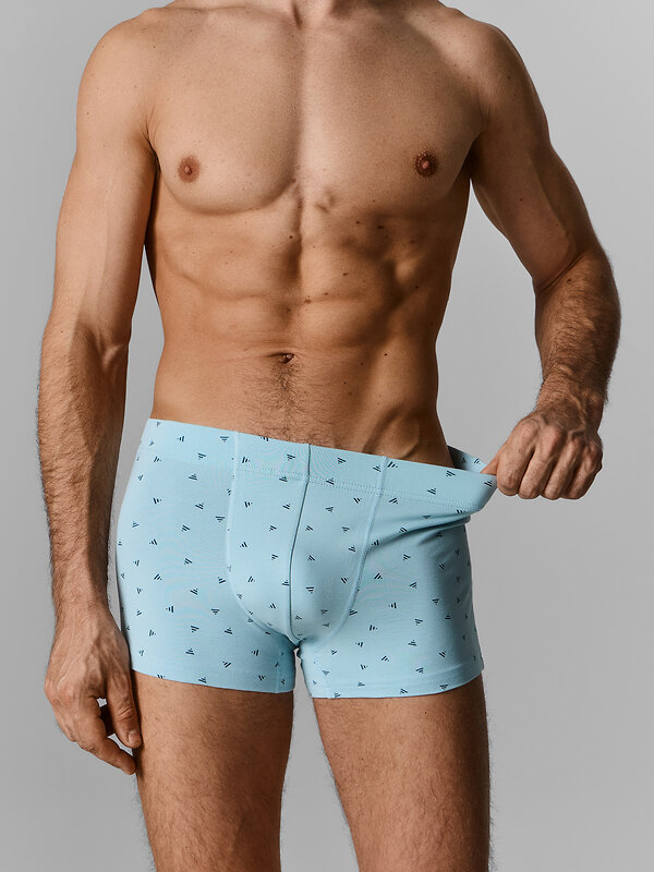 MARK FORMELLE Трусы 591536 411230 треугольники на серо -бирюзовом