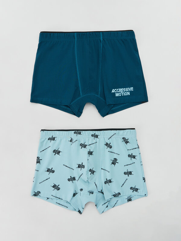 MARK FORMELLE Трусы 591542 411134-2 изумруд +доберманы на серо -бирюзовом