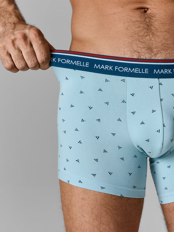 MARK FORMELLE Трусы 591543 411221-2 треугольники на серо -бирюзовом +изумруд