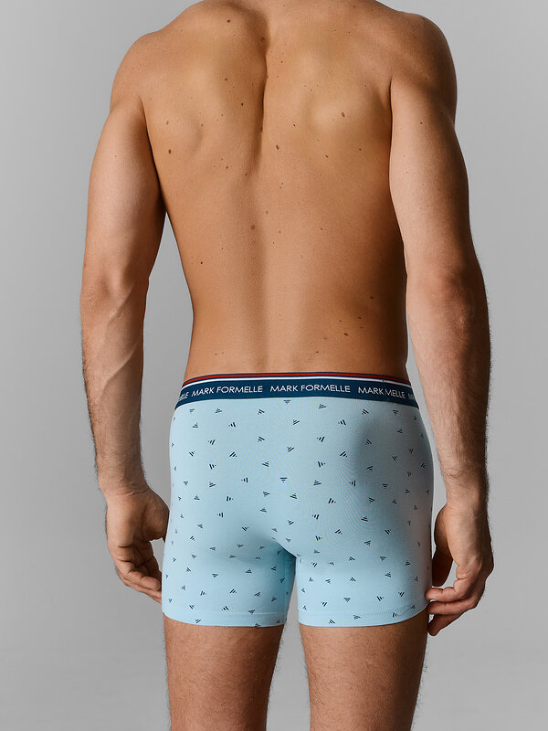 MARK FORMELLE Трусы 591543 411221-2 треугольники на серо -бирюзовом +изумруд