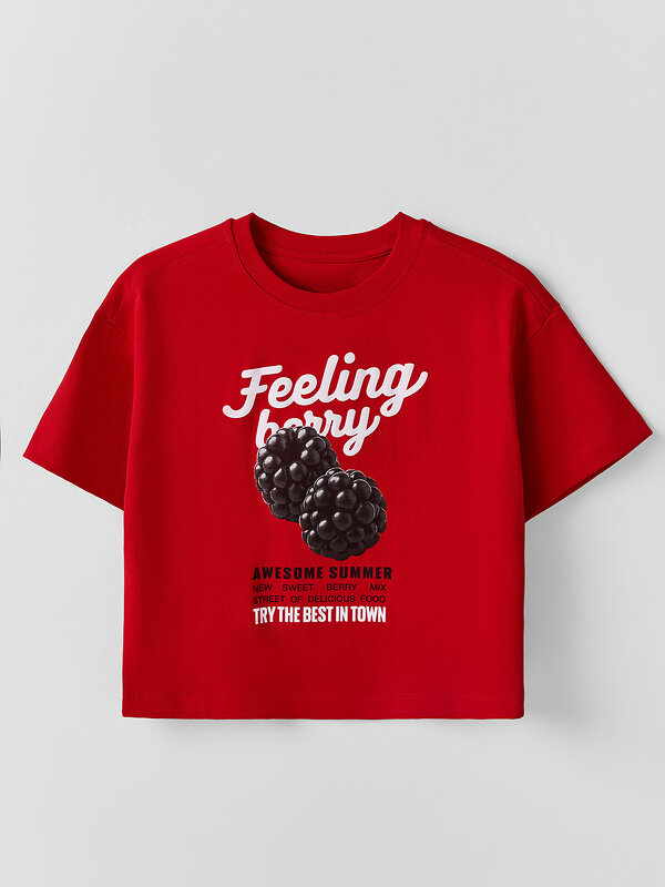 MARK FORMELLE Футболка 591555 117924 спелая вишня +печать