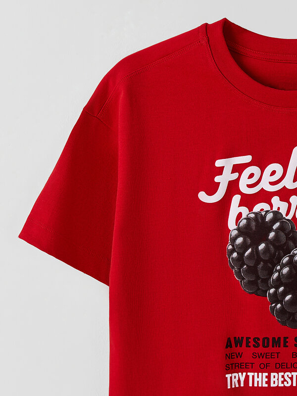 MARK FORMELLE Футболка 591555 117924 спелая вишня +печать