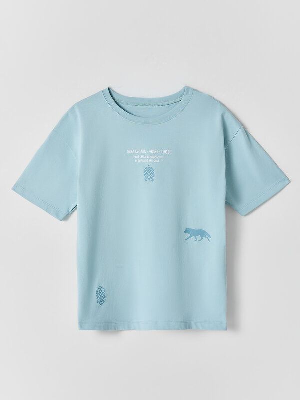 MARK FORMELLE Футболка 591558 113384 св.шалфей +печать