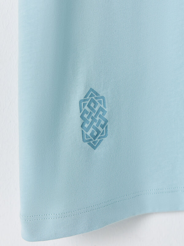 MARK FORMELLE Футболка 591558 113384 св.шалфей +печать