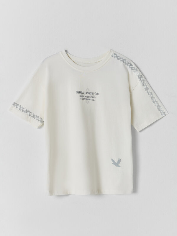 MARK FORMELLE Футболка 591559 113384 св.молочный +печать