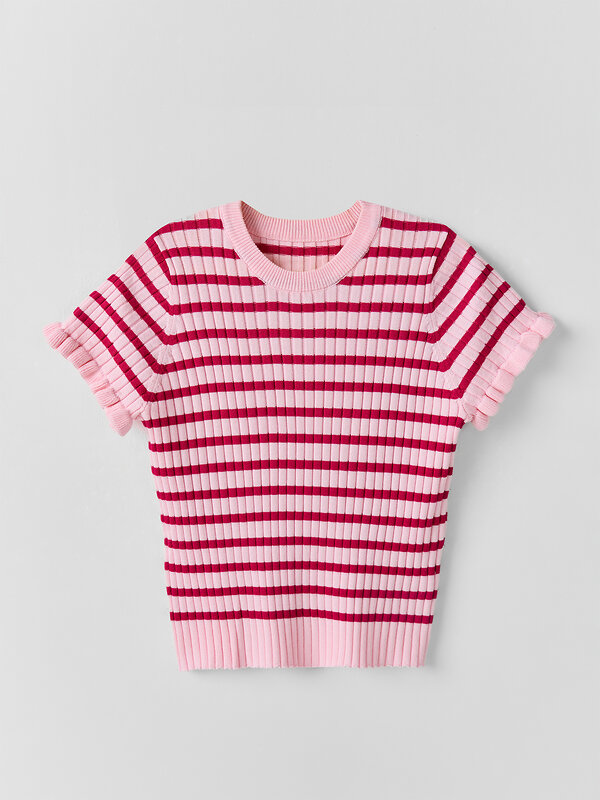 MARK FORMELLE Джемпер 591565 128001 розовая полоска