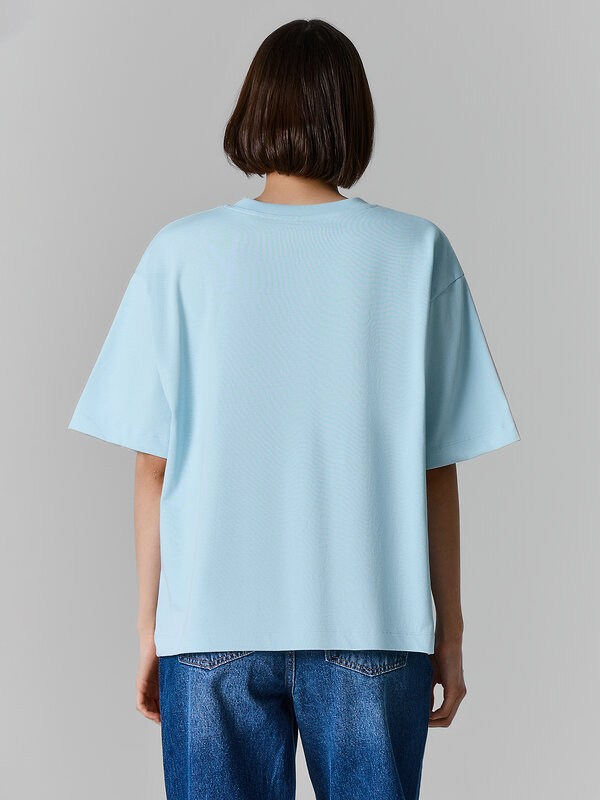 MARK FORMELLE Футболка 591569 112950 голубая дымка +печать