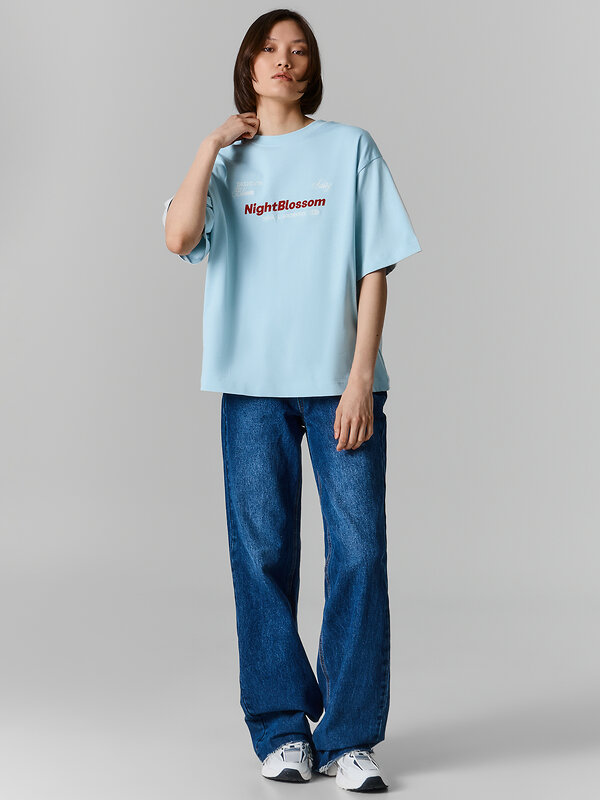 MARK FORMELLE Футболка 591569 112950 голубая дымка +печать