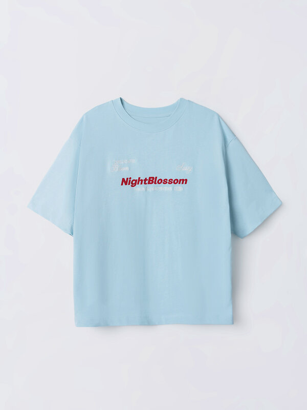 MARK FORMELLE Футболка 591569 112950 голубая дымка +печать