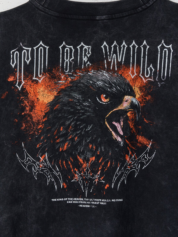 MARK FORMELLE Футболка 591572 111883 ACID WASH черное олово +печать