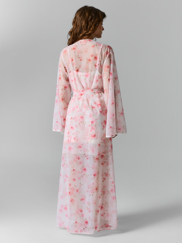 MARK FORMELLE Халат 591576 552297 розы на св.молочном