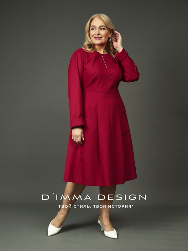 DIMMA Платье 591197 2682 Темно-красный