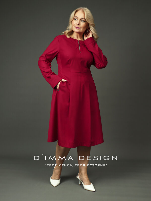 DIMMA Платье 591197 2682 Темно-красный