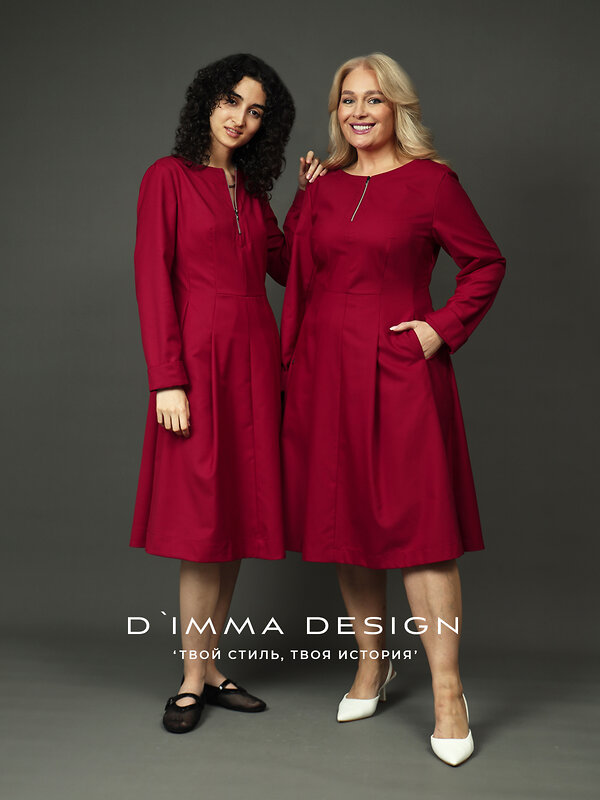 DIMMA Платье 591197 2682 Темно-красный