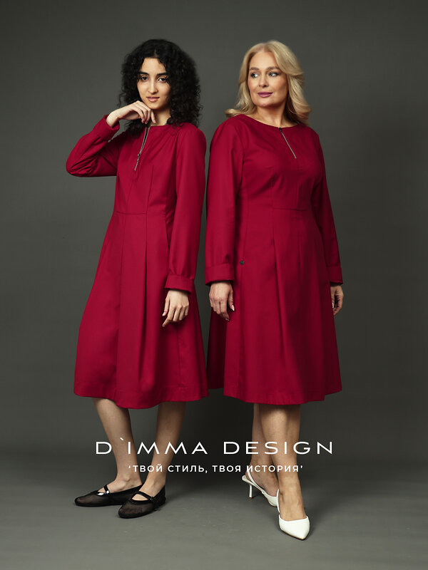 DIMMA Платье 591197 2682 Темно-красный