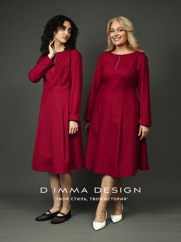 DIMMA Платье 591197 2682 Темно-красный