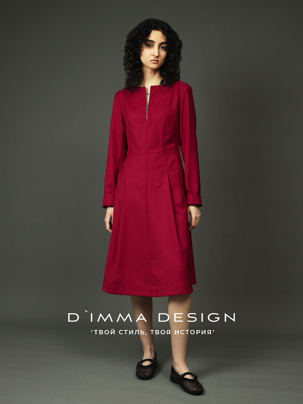 DIMMA Платье 591197 2682 Темно-красный