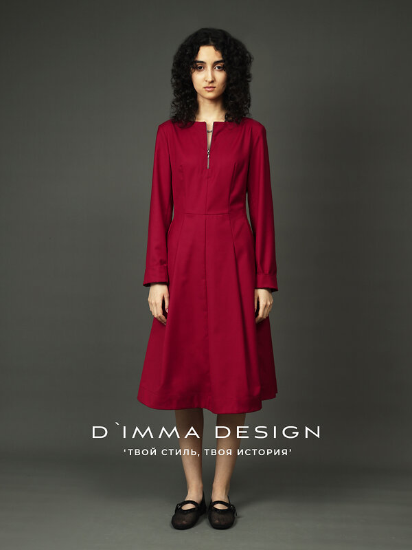 DIMMA Платье 591197 2682 Темно-красный