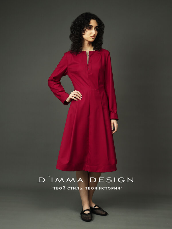 DIMMA Платье 591197 2682 Темно-красный