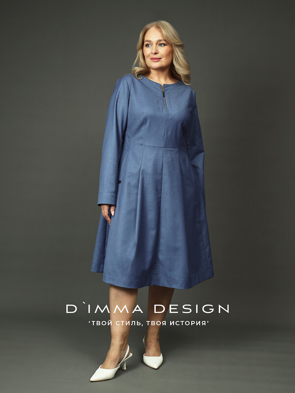 DIMMA Платье 591198 2682 Джинсовый