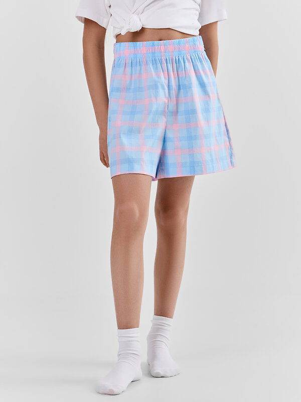 MARK FORMELLE Шорты 591585 537001 розово -голубая клетка