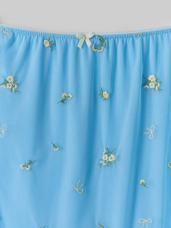 MARK FORMELLE Юбка 591592 152832 цветочки на св.голубом